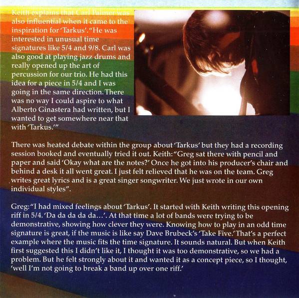 Emerson, Lake and Palmer Tarkus deluxe edition : Booklet 7